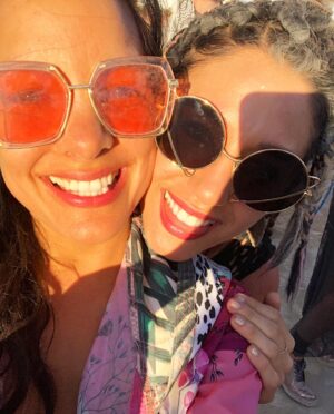 Jade Tailor Instagram - I think this photo sums of the pure joy that this woman brings to not only my heart but to the world. She is the embodiment of joy and love and I couldn’t be more grateful to get to celebrate her existence on this planet. Radha, wifey, soul sister… I know we are meant to give you gifts on your special day but you gave US ALL the greatest gift by being born. I love you so freaking much!!! Happy Birthday @love.radha !!!! Now everyone please go shower her with the love she deserves!