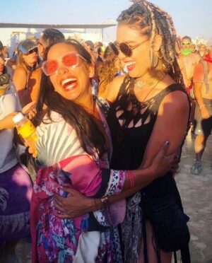 Jade Tailor Instagram - I think this photo sums of the pure joy that this woman brings to not only my heart but to the world. She is the embodiment of joy and love and I couldn’t be more grateful to get to celebrate her existence on this planet. Radha, wifey, soul sister… I know we are meant to give you gifts on your special day but you gave US ALL the greatest gift by being born. I love you so freaking much!!! Happy Birthday @love.radha !!!! Now everyone please go shower her with the love she deserves!