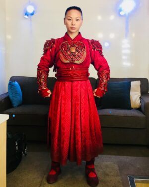 Jade Xu Instagram - Challenge Accepted: to all the professionals in the television / film world, join the challenge to post a photo of you and your job.
No description. The goal is to flood social media with our profession! #film #filmcrew #sagaftra 

#mcu #marvel #marvelstudios #shangchi #shangchiandthelegendofthetenrings #stunts #actor #jadexu