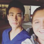 Jaicy Elliot Instagram – Schmitt!! Where are you? Come hang out with us 👀💜
#bestwingwoman #greysanatomy #greysabc #shondaland #glasses #schmico
