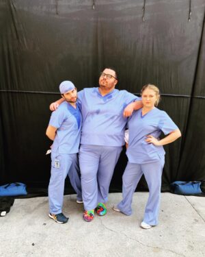 Jaicy Elliot Instagram - Sassy and Sweaty tonight #greysanatomy #shondaland #abcstudios