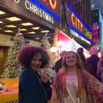 Jaicy Elliot Instagram - A NY Count down to Christmas #amonthout #hallmarkmovies Hair: @coreytuttlehair Makeup: @lizomakeup Earrings: @adiba.official Bag: @zashadu