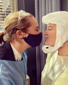 Jaicy Elliot Instagram - Come share some love with us tonight on @station19 and @greysabc 🤍