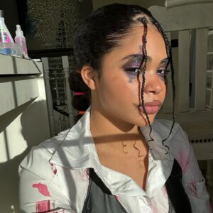 Jaidyn Triplett Instagram - I made this costume and did my own make up! I’m excited for you to see my full costume tomorrow!! What are you going to be for Halloween? 

#jaidyntriplett #halloween #costume #diycostume