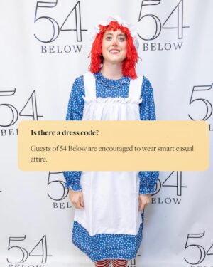 Jaime Lyn Beatty Instagram - Nevertheless, she COMMITTED 🤡TO🤡 THE🤡 BIT🤡Huge thanks to our fearless producers @joshuaturchin and @julia_macchio for green-lighting this vísíòn and my DEEPEST apologies to @54below for disobeying the dress code. Stay tuned for whatever the hell THIS was…👀 

📸 : @rebeccajmichelson
🎹: @joshuaturchin
🐟: @splankatang
🎸: @max_bartos
🥁 : @ajdrumz

 #musicalized #raggedyann #lifeisacabaret #54Below #dresscode #fail