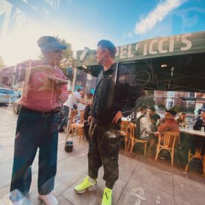 Jaime Winstone Instagram - Celebrating with family @pelliccicafe cafe podcast launch last night..these beautiful people have tolerated and fed our family for generations! We love you and can’t wait to Listen to @downthecaff ! ❤️🇮🇹🍝🍕❤️ 

ITS A LONDON THING⚡️🇬🇧🇮🇹⚡️