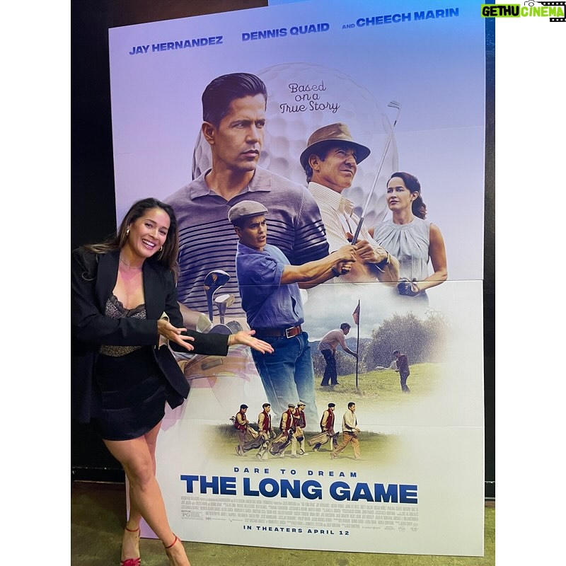 Jaina Lee Ortiz Instagram - Today’s the day! So excited to share this beautiful movie with you! Check out @thelonggamemovie in theaters this weekend. You can bring the family too! ⛳️🙏🏽💚