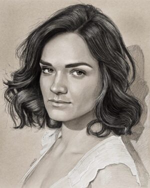 Jamie Bernadette Instagram - Drawing of me by @maas.art I came across Justin’s work here on instagram and thought it was incredible and I followed him and I remember thinking that I wish he would draw me. And then he offered to and he did! Such a gift to have something like this and he also sent me hard copies. Thank you, Justin, for your beautiful work and kindness.