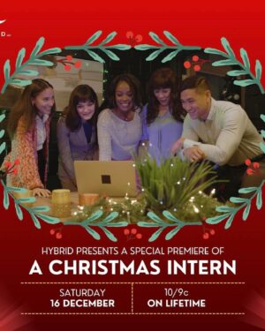 Jamie Bernadette Instagram - Behind the scenes of “A Christmas Intern” which aired on the Lifetime Channel last Saturday. It’s all over on streaming right now! I play a supporting role as the know-it-all “Gemma”. Some legends in this one!  Emmy winner Jackee Harry @jackeeharry (227, Sister Sister, Girl Meets World, Days of Our Lives), Vivica A. Fox @msvfox (Independence Day, Kill Bill Volume 1), Michael Pare @mikekevinpare (Gone, The Lincoln Lawyer), and more. Directed by David DeCoteau.