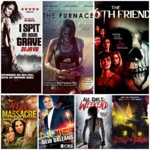 Jamie Bernadette Instagram - I get a lot of people, especially filmmakers, asking about what movies/tv shows I would recommend that are the best examples of my work so I decided to do a post about it.  The #1 recommendation that shows my emotional range is "The Furnace" (2019). I lead the film in this drama by Oscar-Nominated Director Darrell Roodt.  And now after a successful world-wide run, it is available to watch free with ads on Tubi, Vudu, Roku, Direct TV, YouTube, and on almost every platform to rent without ads.  The #2 recommendation that shows my range is "The 6th Friend" (2019). I lead this horror/thriller that opened in Cinemark Theaters and is now available to watch for free with ads on Tubi and Vudu, and you can rent it without ads on just about any platform & buy it on DVD.  And the following in no particular order: "I Spit on Your Grave: Deja Vu" (2019). I lead this horror/thriller that is the only sequel to the 1978 original "I Spit on Your Grave". The director of the original cult classic, Meir Zarchi, returns to direct and the 1978 lead, Camille Keaton, returns to play my mother.  After a successful run it's available for the first time to watch for free with ads on Tubi, Roku, Redbox, and you can rent it on just about any platform without ads and buy it on DVD & Blu Ray.  Next, I lead the horror/thriller film "4/20 Massacre" (2018) that played on Showtime Channel for 2.5 years and is now on Amazon Prime and you can watch it for free with ads on Tubi, Vudu, Roku, Plex, & Night Flight, & it's on almost every platform to watch without ads & on DVD.  Next, I would recommend my guest star role on "NCIS: New Orleans" on CBS, Season 4, Episode 3 "The Asset" (2017). Next, "All Girls Weekend" (2016), a horror/thriller that I lead that is now on Tubi, Vudu, and Pluto TV for free with ads, available to rent on many platforms without ads & to buy on DVD.  Next, "Dead by Dawn" (2020), a horror/thriller that I play a comedic, psychotic villian, now available to watch for free with ads on Tubi, Vudu, and Redbox, and to rent on many platforms without ads, & to buy on DVD.