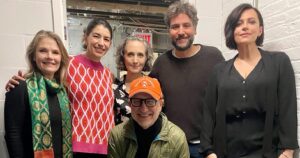 Jamie Gray Hyder Instagram - October Recap continues! Part 2: @24hourplays 🎭 Honoring @warrenleight at the historic @townhallnyc, in an original Kenneth Lonergan piece, was an immense privilege!! Working alongside this group of esteemed actors, writers and directors was inspiring and humbling 🥰 Always great to see my @nbclawandorder family🕵🏻‍♀️