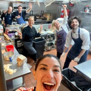 Jamie Gray Hyder Instagram - 👩🏻‍🍳 The only thing I’ve been doing longer than acting, is eating & cooking. Extremely grateful to the many friends & chefs who’ve welcomed my imposter ass into the kitchen the last few months. The gig economy is a real breeding ground for situational depression, but your inclusion and willingness to teach continues to give me a renewed sense of purpose 🙏🏼❤️✨ (plus my civilian dinner parties are about to get some major upgrades!!)