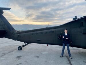 Jamie Gray Hyder Instagram - Thank you to our vets!! 🙏🏼 As a civilian, I think the most valuable thing we can do for our veteran population is to educate ourselves on the service experience. A little education goes a long way when it comes to connecting with our loved ones, neighbors, and coworkers, post-service.  These individuals serve loyally, regardless of the political landscape or who is in office, and they need our support upon returning to civilian life. This weekend, reach out to a veteran in your life & ask how you can support them ❤️ 
•
A few weeks ago, I had the honor of spending time with our @usarmy at the National Training Center at Ft. Irwin. While there, we were introduced to the individuals, vehicles, tactics, and weapon systems utilized while training our combat troops. Got my first Black Hawk flight under my belt, and the MRE wasn’t half bad! Extremely grateful to the @ntcfortirwin for the experience & glimpse into your world. Thank you for helping me to further understand what it is we are thanking you for when we say “Thank you for your service” ❤️🇺🇸
•
🙏🏼 @_willstaples for the opportunity✨
•
#VeteransDay #FortIrwin #NTC #LeadTrainWin