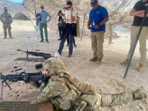 Jamie Gray Hyder Instagram - Thank you to our vets!! 🙏🏼 As a civilian, I think the most valuable thing we can do for our veteran population is to educate ourselves on the service experience. A little education goes a long way when it comes to connecting with our loved ones, neighbors, and coworkers, post-service.  These individuals serve loyally, regardless of the political landscape or who is in office, and they need our support upon returning to civilian life. This weekend, reach out to a veteran in your life & ask how you can support them ❤️ 
•
A few weeks ago, I had the honor of spending time with our @usarmy at the National Training Center at Ft. Irwin. While there, we were introduced to the individuals, vehicles, tactics, and weapon systems utilized while training our combat troops. Got my first Black Hawk flight under my belt, and the MRE wasn’t half bad! Extremely grateful to the @ntcfortirwin for the experience & glimpse into your world. Thank you for helping me to further understand what it is we are thanking you for when we say “Thank you for your service” ❤️🇺🇸
•
🙏🏼 @_willstaples for the opportunity✨
•
#VeteransDay #FortIrwin #NTC #LeadTrainWin