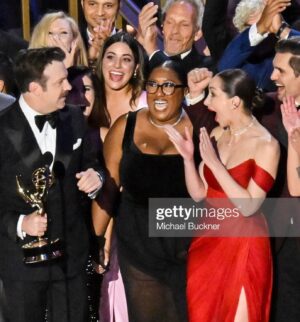 Jamie Lee Instagram - Oops we did it again!!!!??????? Love this crew. Proud of this crew. Proud to work with this crew, create with this crew, raid a kitchen full of snacks with this crew. And I just met Ben Stiller, but I’m proud of him and would be willing to share snacks with him, too. #Emmys