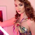 Jamie Clayton Instagram - Wearing @rodarte for the 34th annual @glaad Media Awards 🥂 Hair @cameron.rains Makeup @adambreuchaud Thank you @kateandlauramulleavy 🧡