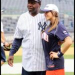 Jamie Szantyr Instagram - Throwback to when I played ball at @yankees Stadium for the 4th Annual Bombers Boomer Broadway Softball Classic for Charity. This is run by Boomer Esiason and I played on his team with other celebrity guests and we played against The Wounded Warriors and some Yankee Alumni. This is probably one of the top coolest things I’ve ever done because anyone who knows me knows how much I love baseball and what a huge Yankee fan I am, so to play ball AT YANKEE STADIUM with some greats like El Duque, who is my top favorite pitcher of all time, and Charlie Hayes was a surreal experience.