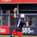 Jamie Szantyr Instagram - Throwback to when I played ball at @yankees Stadium for the 4th Annual Bombers Boomer Broadway Softball Classic for Charity. This is run by Boomer Esiason and I played on his team with other celebrity guests and we played against The Wounded Warriors and some Yankee Alumni. This is probably one of the top coolest things I’ve ever done because anyone who knows me knows how much I love baseball and what a huge Yankee fan I am, so to play ball AT YANKEE STADIUM with some greats like El Duque, who is my top favorite pitcher of all time, and Charlie Hayes was a surreal experience.