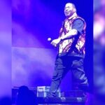 Jamie Szantyr Instagram - So @bustarhymes & @spliffstar_mrlewis tore it up last night in Hartford!! 🔥🔥🔥 @wwe @50cent #TheFinalLaptour