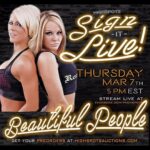 Jamie Szantyr Instagram - @alove4life222 & @skyisvelvet items are now available at highspotsauctions.com . . . . . #tna #impactwrestling #velvetsky #angelinalove #tnawrestling #roh #ringofhonor