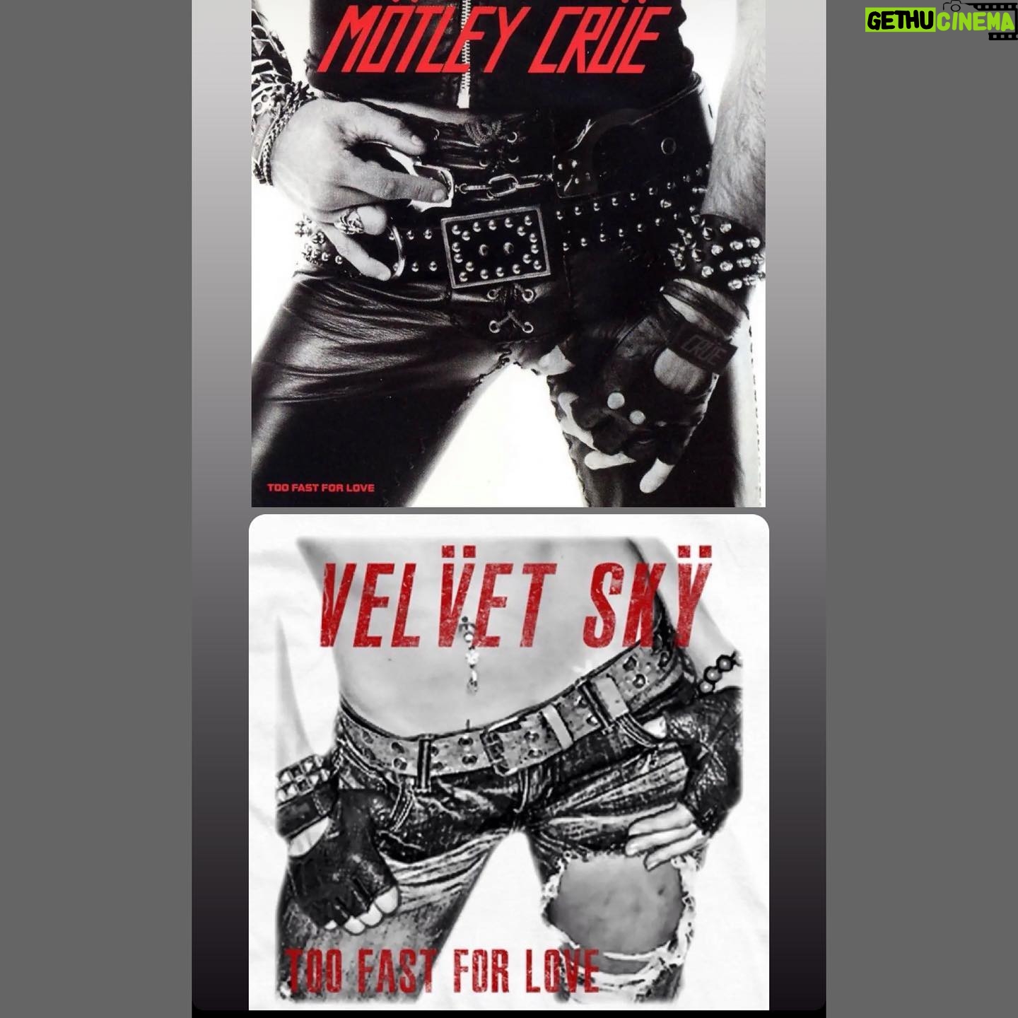 Jamie Szantyr Instagram - Bottom pic is my best @motleycrue “Too Fast For Love” album cover impersonation. 🤘🏼🤘🏼🔥 Nailed it. 💯