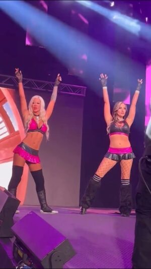 Jamie Szantyr Instagram - We showed up to #Impact1000 last night and played all our hits! 💋😈💄💅

What an Iconic night. Thank you for the warm welcome home, New York! We definitely felt the love. 💯

Be sure to watch @impactwrestling on @axstv on Sept 14 to see the return of The Beautiful People.

@alove4life222 & I haven’t missed a beat as the world was once again cleansed. 💋💋💋

@impactwrestling