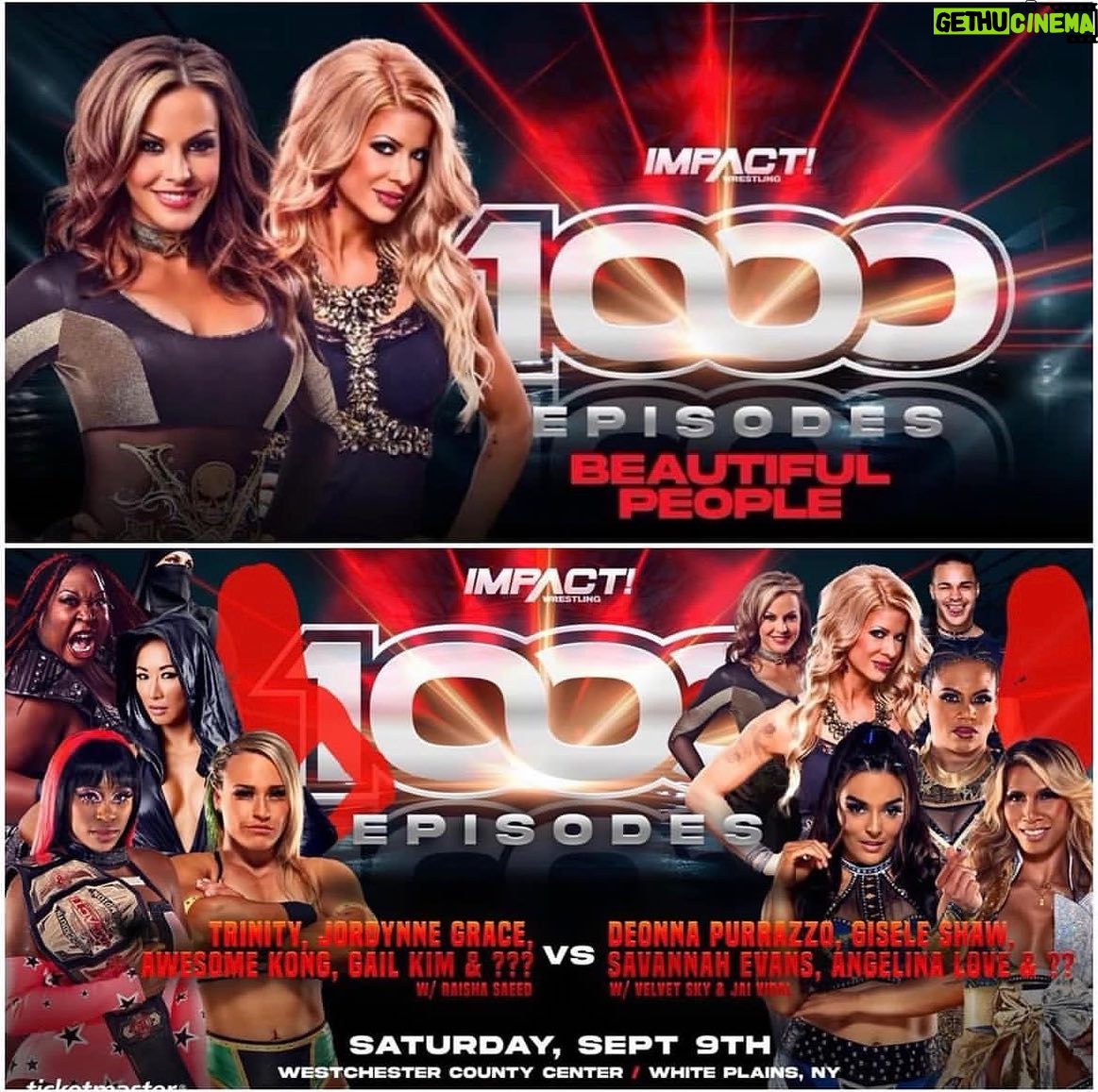 Jamie Szantyr Instagram - So @alove4life222 & I have arrived in NY on the eve of #Impact1000 & we plan on humiliating & paper baggin’ all the hags of @impactwrestling. 🤞🏼 Time to once again Cleanse The World One Ugly Person At A Time. We have a lot of work to do it seems. 👀 See y’all in the morning for fanfest from 11-2 pm & then tomorrow night as The Beautiful People make their return to where it all started..