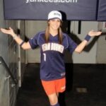 Jamie Szantyr Instagram - Throwback to when I played ball at @yankees Stadium for the 4th Annual Bombers Boomer Broadway Softball Classic for Charity. This is run by Boomer Esiason and I played on his team with other celebrity guests and we played against The Wounded Warriors and some Yankee Alumni. This is probably one of the top coolest things I’ve ever done because anyone who knows me knows how much I love baseball and what a huge Yankee fan I am, so to play ball AT YANKEE STADIUM with some greats like El Duque, who is my top favorite pitcher of all time, and Charlie Hayes was a surreal experience.