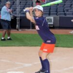Jamie Szantyr Instagram - Throwback to when I played ball at @yankees Stadium for the 4th Annual Bombers Boomer Broadway Softball Classic for Charity. This is run by Boomer Esiason and I played on his team with other celebrity guests and we played against The Wounded Warriors and some Yankee Alumni. This is probably one of the top coolest things I’ve ever done because anyone who knows me knows how much I love baseball and what a huge Yankee fan I am, so to play ball AT YANKEE STADIUM with some greats like El Duque, who is my top favorite pitcher of all time, and Charlie Hayes was a surreal experience.