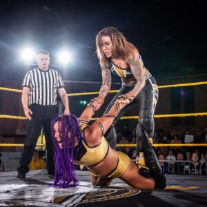 Jamine Benitez Instagram - RHIO vs MERCEDES MARTINEZ

In a hugely anticipated matchup, we saw Mercedes Martinez make her NORTH debut and return to the UK versus Rhio. Who would come out victorious? 

Find out tonight on @fitetv at the following times:

🇺🇸 Tonight @ 7pm EST / 4pm PST
🇦🇺 Tomorrow @ 9am AEST 
🇯🇵 Tomorrow @ 8am JST
🇬🇧 Midnight BST

📸 @stompphotography 

#prowrestling #professionalwrestling #northwrestling #thunderstruck #leonslater #liamslater #wrestling #aew #wwe #wwenewcastle #prowrestlingillustrated #wrestlingobserver #wrestlinglife #wrestlingfan #britishwrestling #britwres