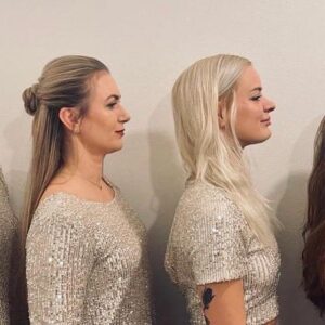 Jana Kovalčiková Instagram - Keď sa stretnú #mudre #vtipne #krasne a #sikovne dievčence! a ja každému želám tak nádherné priateľstvo!🤍@lenka.kristoficova @janacervinkova @kmurajdova na zdravie vám! 🥂