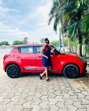 Janaki Sudheer Instagram - There’s a lot of tension. But it all goes off when I drive my car. 

#instagood #instagram #instadaily #swift #drive #hairstyles #happiness #love #peace #smile #onmyway #janakisudheer #modelsofinstagram #modelsofkerala #love #bigbossmalayalam #bigbossmalayalamseason4 #vibe #mallu #outfitoftheday #outfits #enjoylittlethings #enjoylife #peace