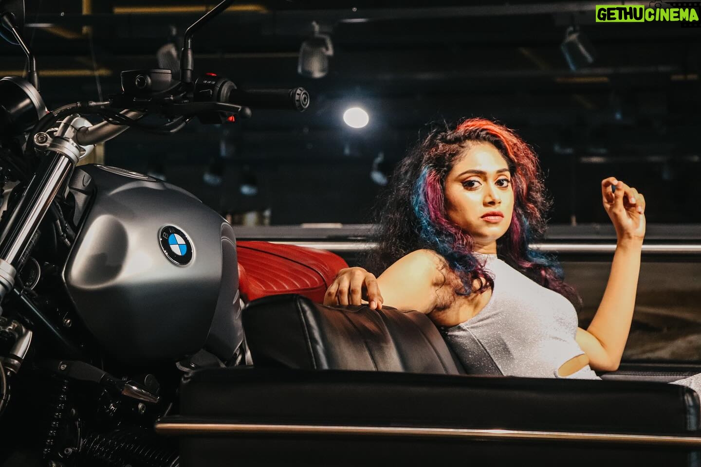 Janaki Sudheer Instagram - Who Said Diamonds were A Girl's Best Friend ☺️ • • • • 📸 - @akns_46 #r9tscrambler • • @bmwmotorrad_in@evmbmw_motorrad • • • • #keralam #moodygramkerala #keralabride #keralagram#keralaphotography #keralablasters #keralatalents#entekeralam #keralaactress #keralafood #keraladiaries #keralavibes #keralaattraction#ns200 #keralagodsowncountry #keraladiaries #kerala_360