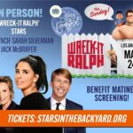 Jane Lynch Instagram - Join Sarah Silverman, Jack McBrayer and me! It’s a benefit matinee screening of Wreck-It Ralph this Sunday! #starsinthebackyard #gooddeedcorps