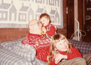 Jane Lynch Instagram - Dad. Gone 19 years today. Boy oh boy, he loved his grandkids.