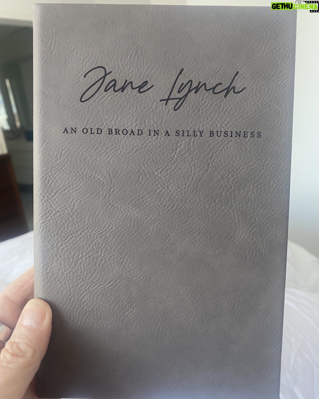 Jane Lynch - 4.1K Likes - Thank you to my Poker Ladies for the customized journal. @funnygirlbwy #oldbroadsinasillybusiness