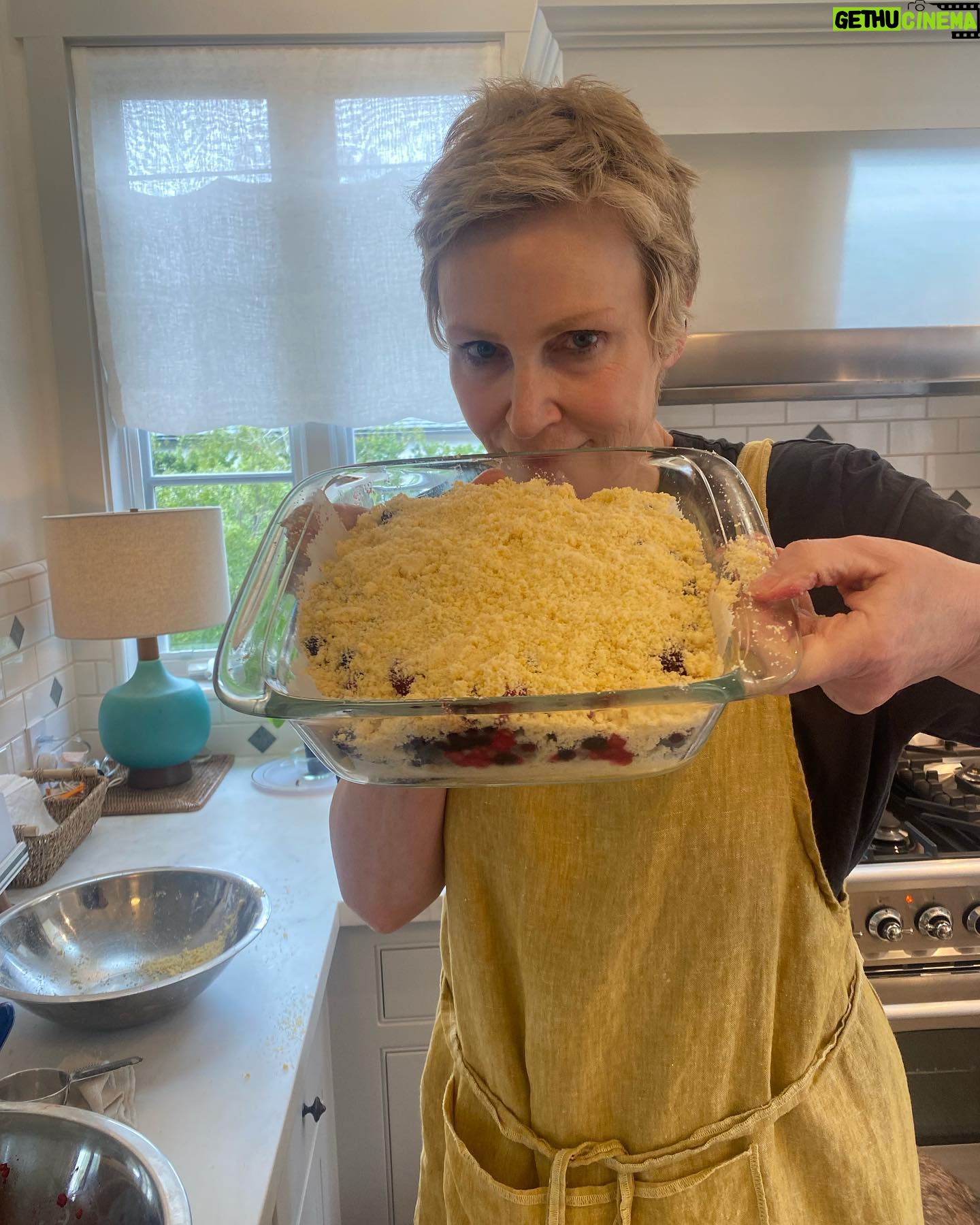 Jane Lynch - 7.3K Likes - It’s a Mixed Berry Crumble Sunday!