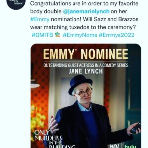 Jane Lynch Instagram - Thrilled! 🤗