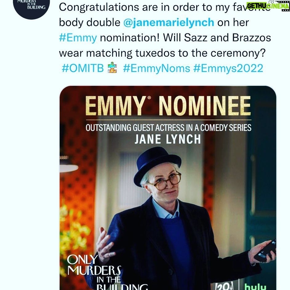 Jane Lynch - 6.9K Likes - Thrilled! 🤗