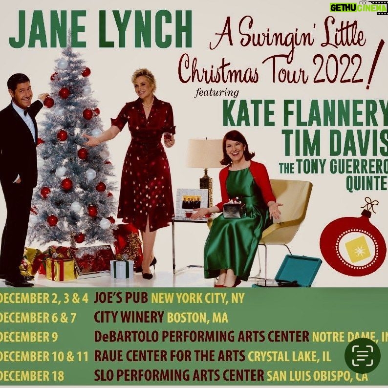 Jane Lynch - 3.4K Likes - A Swingin’ Little Christmas Your 2022! Go to my website for tix info JaneLynchOfficial.com