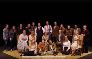 Jane Lynch Instagram - A triumph! The cast and crew of Lost in Yonkers at @illinoisstateu directed by yours truly!