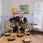 Jane Lynch Instagram - I brag on my 1970s telephone about my Emmys in this month’s Emmy magazine.