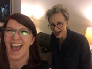 Jane Lynch Instagram - The best of all possible days is when I get to hang out with Kate. @therealkateflannery