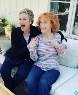 Jane Lynch Instagram - The ladies who lunched. 💗@kathygriffin