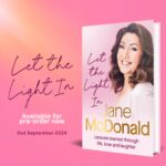 Jane McDonald Instagram - I'm so excited to announce that I've written a new book - ‘Let The Light In: Lessons learned through life, love and laughter’. In the book I share the life lessons I’ve learnt that have helped me grow, adapt and rise up through adversity. Everyone through life has tragedy but if sharing all the lessons I’ve learnt on my journey can help other people to keep chasing their dreams, conquer their fears and find more joy in life, I'll be so chuffed. Let the Light In is available to pre-order and out in September. >> Click the link to pre-order your copy now! https://smarturl.it/LetTheLightIn
