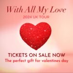 Jane McDonald Instagram - ‘With All My Love’ - my 2024 tour is perfectly named to make a great Valentine’s Day gift!! Tickets are selling fast, with some venues already sold out (yes… already!!) so don’t wait to buy yours! You can find more info and links to buy your tickets on my website. And if you’ve already purchased your tickets then I’ll see you there! 😘