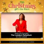 Jane McDonald Instagram - 🎄 GIVEAWAY: ‘Tis the season of giving, and we are giving YOU the chance to win X2 tickets to see @thejanemcdonald at @thelondonpalladium on October 14th!   To enter: 💌 Follow @cuffeandtaylor ✨ Share this post on your stories 🫶 Comment to tell us the person you’d be taking with you!   T&Cs: Competition ends tomorrow at 10am. Winners will be contacted only by @cuffeandtaylor via direct message the following day. Winners will be picked at random.