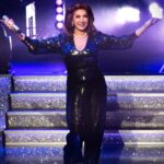 Jane McDonald Instagram - Flashback to my 2021 tour: I love wearing a jumpsuit - and this one was gorgeous and felt empowering to wear!
