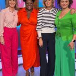 Jane Moore Instagram – Jumping into the studio on a Friday like…👋

#loosewomen #behindthescenes #transition