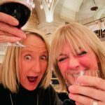 Jane Moore Instagram - A quiet night (yeah right) with @the_mcgiff putting the world to rights. Cheers!